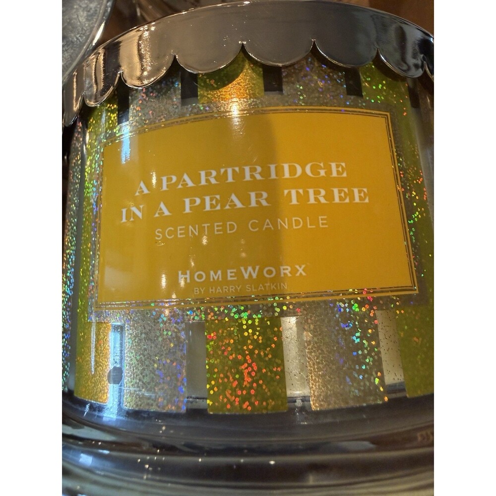 HomeWorx By Harry Slatkin A Partridge In A Pear Tree Three Wick Candle